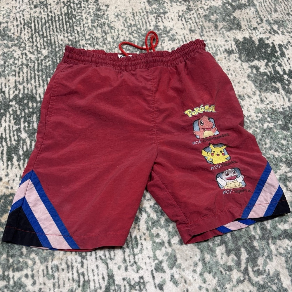 Vintage Pokémon swim trunks S/8 Youth Official Nintendo
